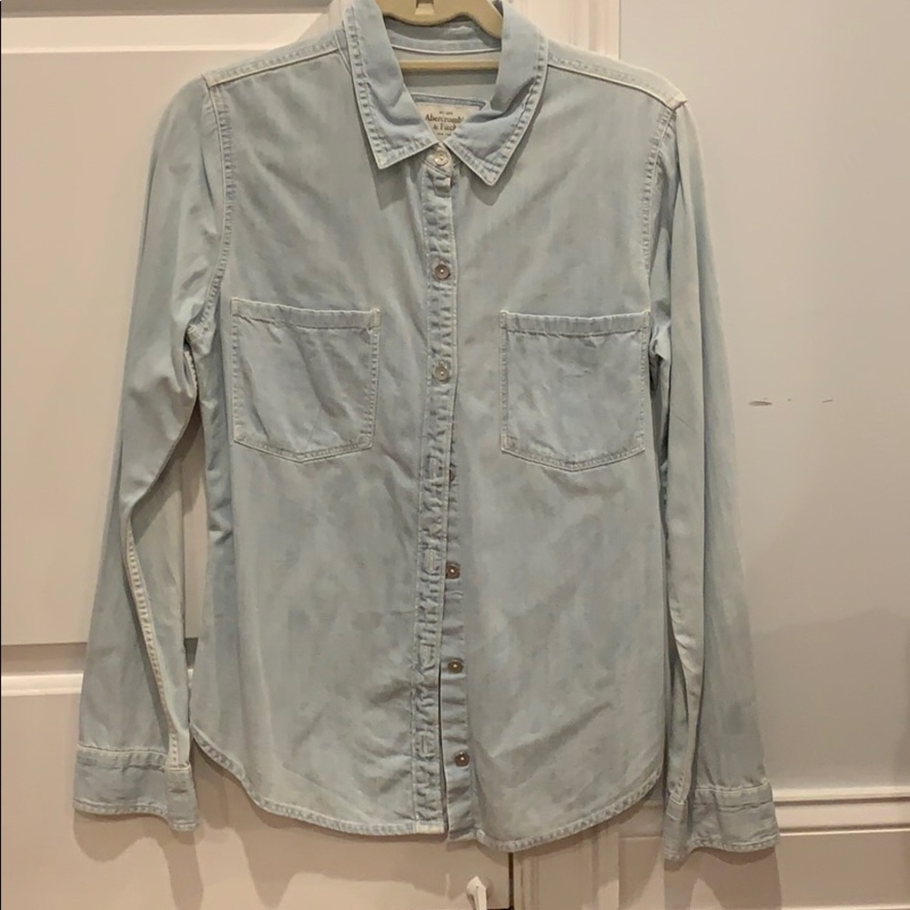 Denim button up